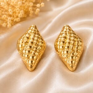 Luxe Lattice Teardrop Earrings